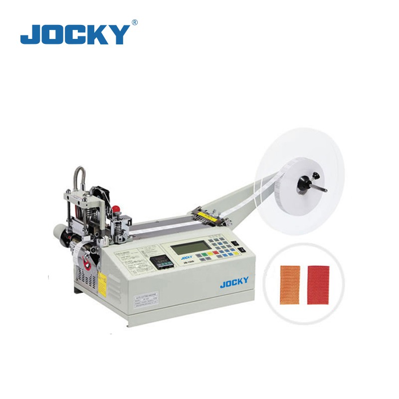 JK-120H Computerized hot knife fabric tape ribbon cutter machine